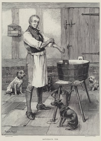Sobotní rytina vany od Frank Dadd