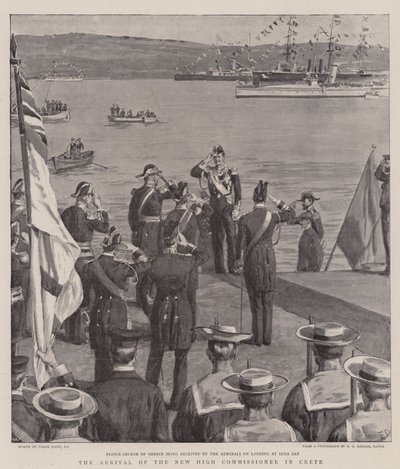 Příjezd nového vysokého komisaře na Krétu od Frank Dadd