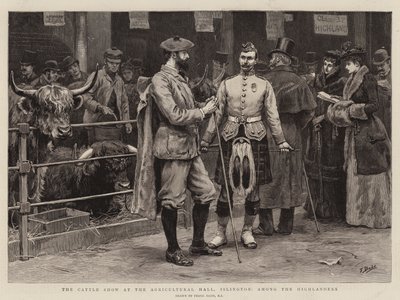 The Cattle Show v Agricultural Hall, Islington, mezi Highlanders od Frank Dadd