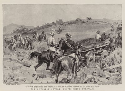 Matabele Revolt, zásobování Bulawayo od Frank Dadd