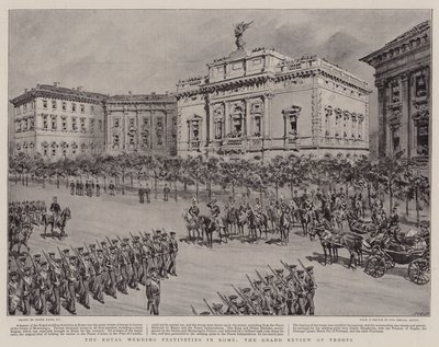 Královské svatební slavnosti v Římě, Velký přehled vojsk od Frank Dadd