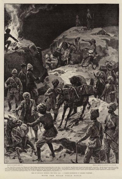 S polními silami Tirah od Frank Dadd