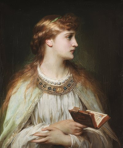 Ofélie. Um 1864 od Frank Dicksee
