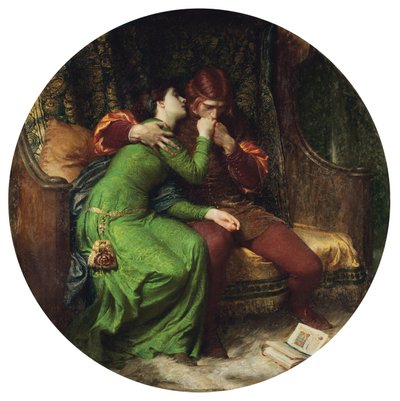 Paolo a Francesca, 1894 od Frank Dicksee