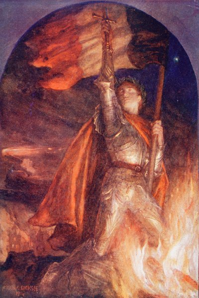 Resurgam aneb Znovu povstanu, podle obrazu Franka Dickseeho, z knihy King Albert