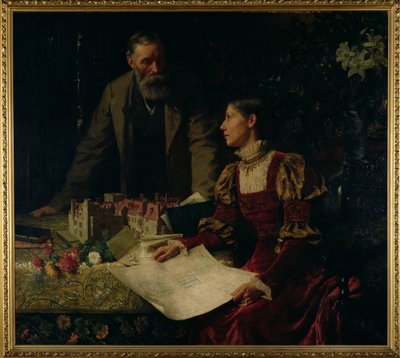 Stavitelé domu, 1879 od Frank Dicksee