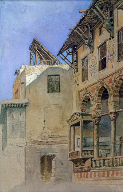 House of Memlook Radnau Bey, Káhira, 1870 od Frank Dillon