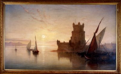 Lisabon - hrad Balem, 1850. od Frank Dillon