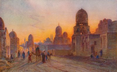 Hrobky Kalifů, Káhira, c1850-1906, 1906. od Frank Dillon