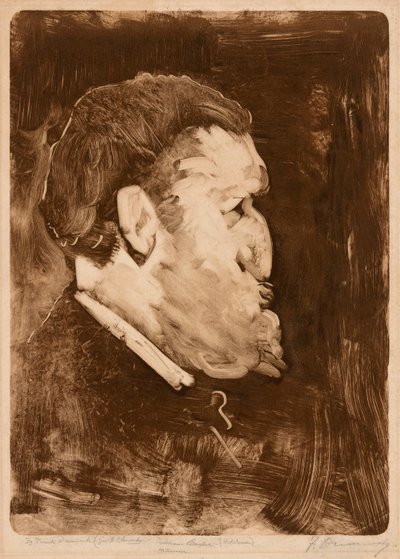 Karikatura Williama Gedneyho Bunce od Frank Duveneck