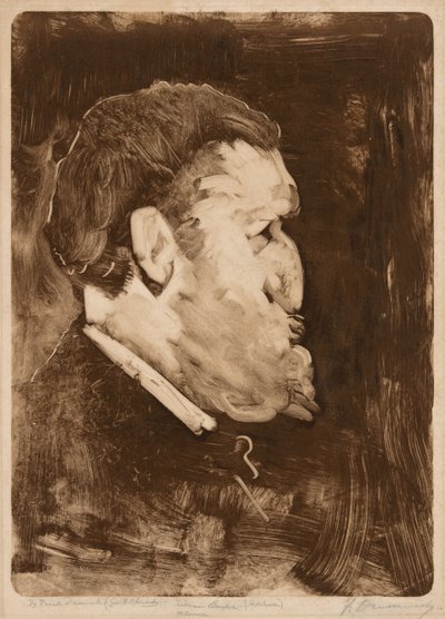 Karikatura Williama Gedneyho Bunce, 1883-84 od Frank Duveneck