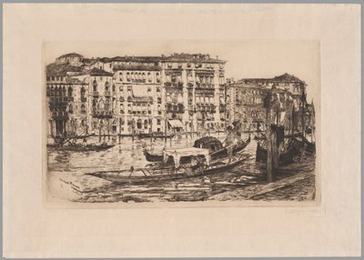 Canal Grande, Benátky od Frank Duveneck