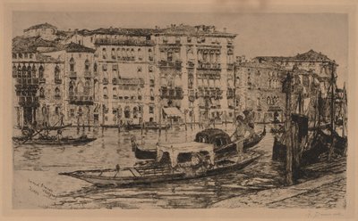 Canal Grande, Benátky, 1889. od Frank Duveneck