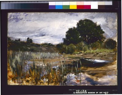 Volební krajina (olej na plátně) od Frank Duveneck