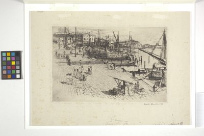 Riva Degli Schiavoni (deska 1) (inkoust) od Frank Duveneck