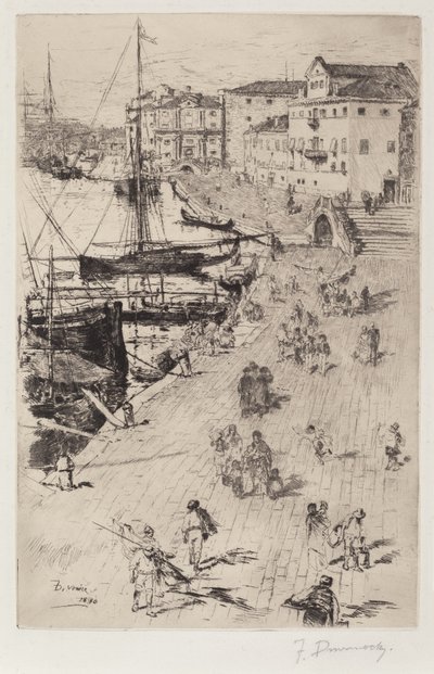 Riva degli Schiavoni, č. 2 od Frank Duveneck