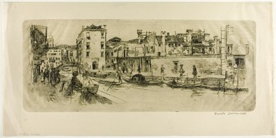 Kanál San Trovasso od Frank Duveneck