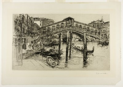 Rialto, Benátky od Frank Duveneck