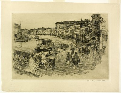 Pohled na Canal Grande od Frank Duveneck