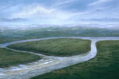 Údolí řeky Colne, jižní Anglie, 8000 př.nl od Frank Gardiner