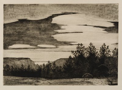 Pohled do zátoky [Lamorna] od Frank Gascoigne Heath