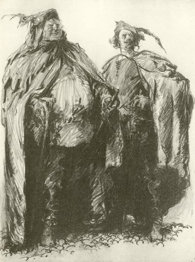 Sir John Falstaff a pistole (hlubotisk) od Frank Gillett