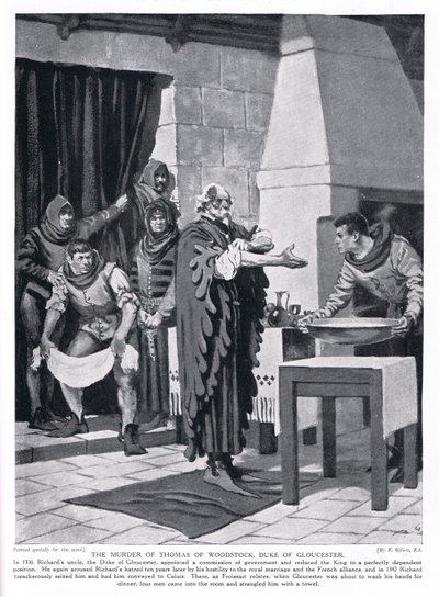 Vražda Thomase Woodstocka, vévody z Gloucesteru AD1336, 20. léta 20. století od Frank Gillett