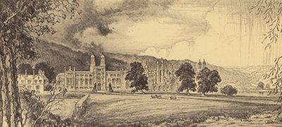 Stonyhurst College (litografie) od Frank Greenwood