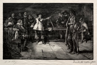 Miles Standishs Challenge, 1887. od Frank H. Wellington