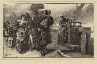 London Sketches - The Foundling od Frank Holl