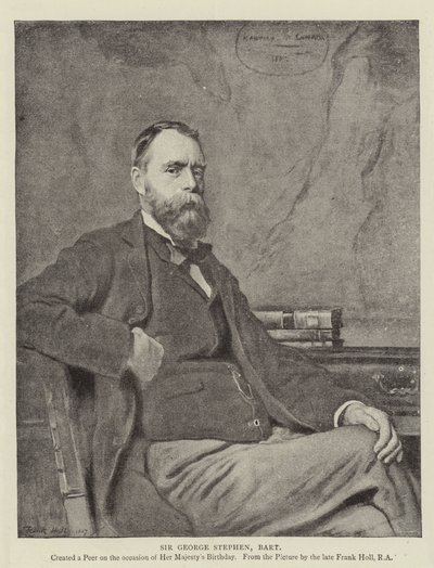 Sir George Stephen, Baronet od Frank Holl