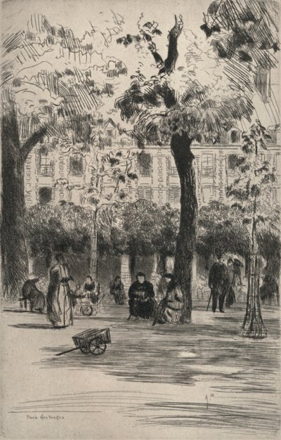 Place des Vosges, 1915 od Frank Milton Armington