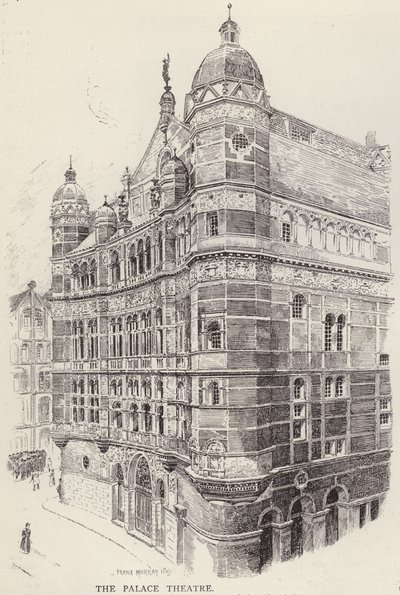 Palace Theatre, Londýn (litho) od Frank Murray