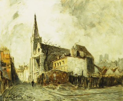 Katedrála v Paříži, od Frank Myers Boggs