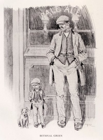 "Bethnal Green" ze série "The Sketch" z roku 1906 "Nedělní oblečení podle čtvrtí od Frank Reynolds