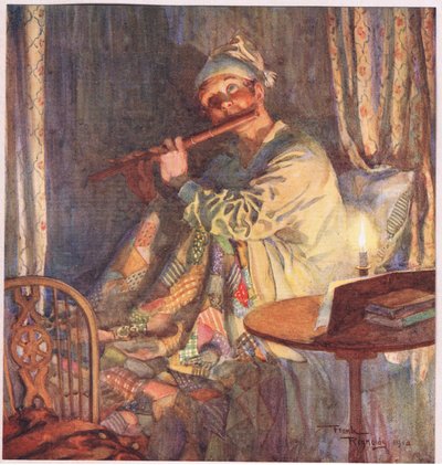 Vzduch byl "Pryč s melancholií.", cca 1920 (barevná litografie) od Frank Reynolds