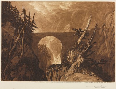 Little Devils Bridge, 1886. od Frank Short