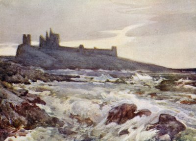 hrad Dunstanburgh od Frank Southgate