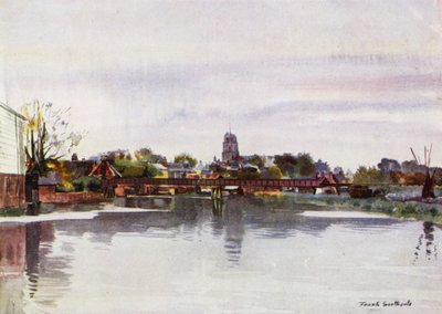 Norfolk Broads: Beccles (barevné lito) od Frank Southgate