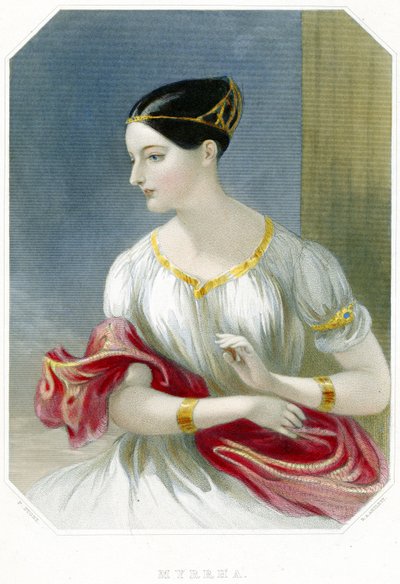 Myrrha (ručně barevný tisk) od Frank Stone