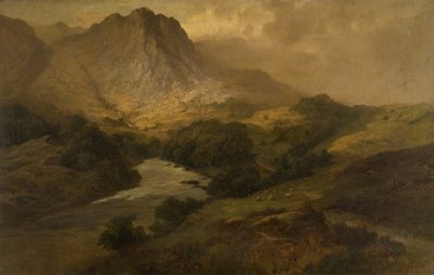 Eel Crag, Borrowdale od Frank Thomas Carter