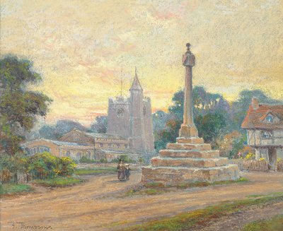 Ombersley Cross, Worcester, Soumrak od Frank Thompson
