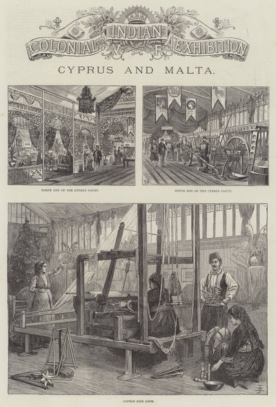 Koloniální a indická výstava, Kypr a Malta od Frank Watkins