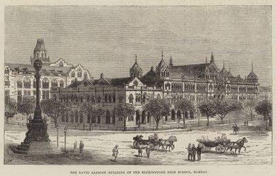 Budova Davida Sassoona ze střední školy Elphinstone v Bombaji od Frank Watkins