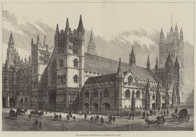 Navrhované opravy Westminster Hall od Frank Watkins