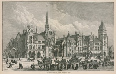 Královský soudní dvůr: The Strand Front od Frank Watkins
