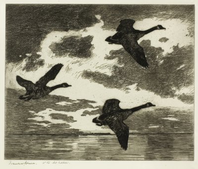Zataženo ráno od Frank Weston Benson