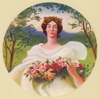Čtyři roční období: (barevná litografie) od Frank Weston Benson