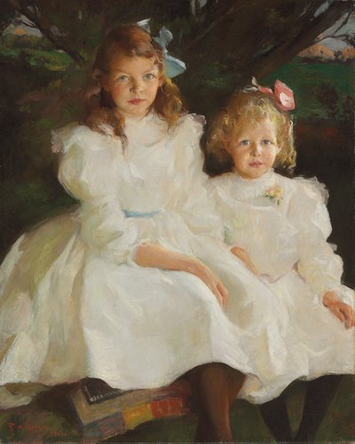 Dvě malé holčičky od Frank Weston Benson