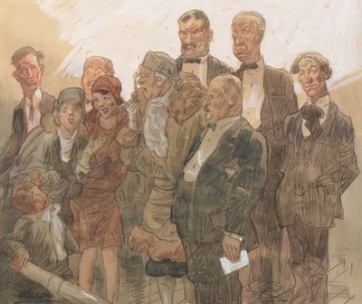 Historie obrazu č. 2: Veřejnost od Frank Wilcox